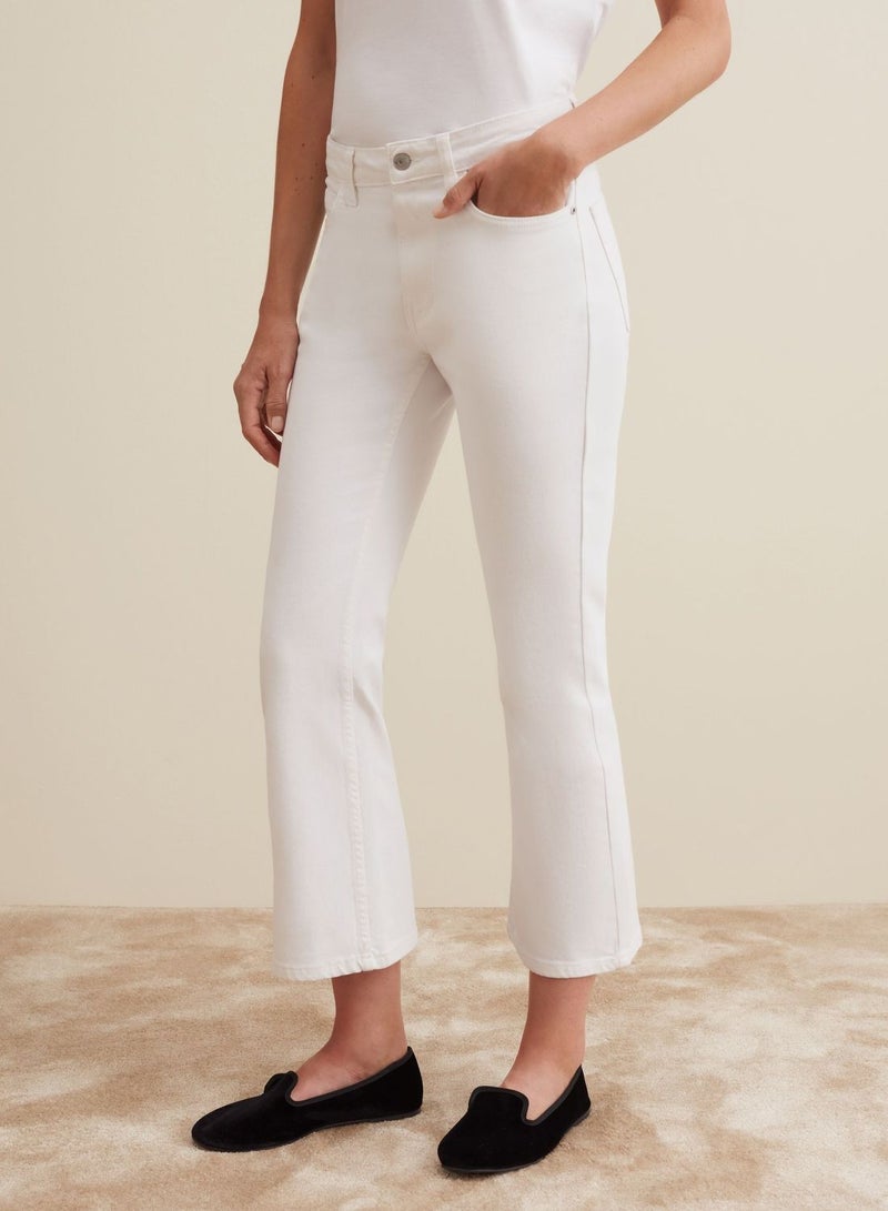 OVS Flare-Fit Cropped Jeans