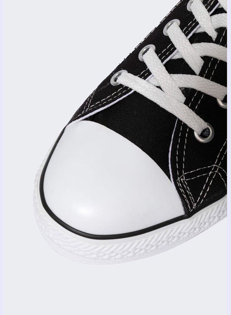 Friends Print Lace Up Trainers