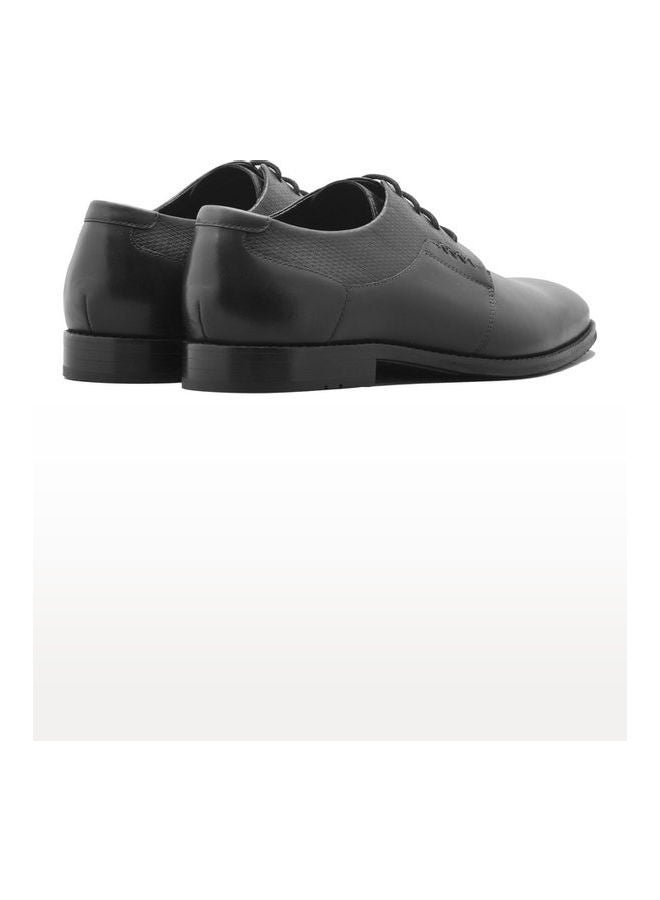 Comfortable Lace-Up Formal Shoes Black