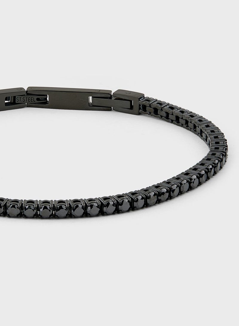 Casual Logo Buckle Bracelet