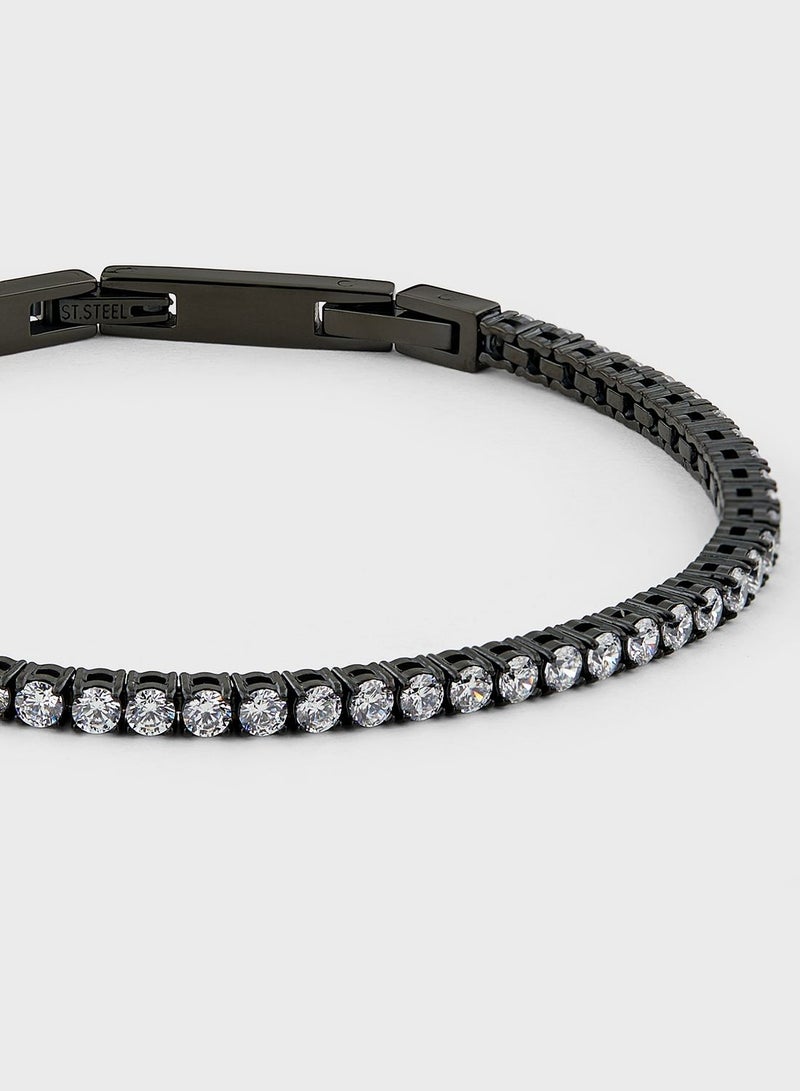 Casual Logo Buckle Bracelet
