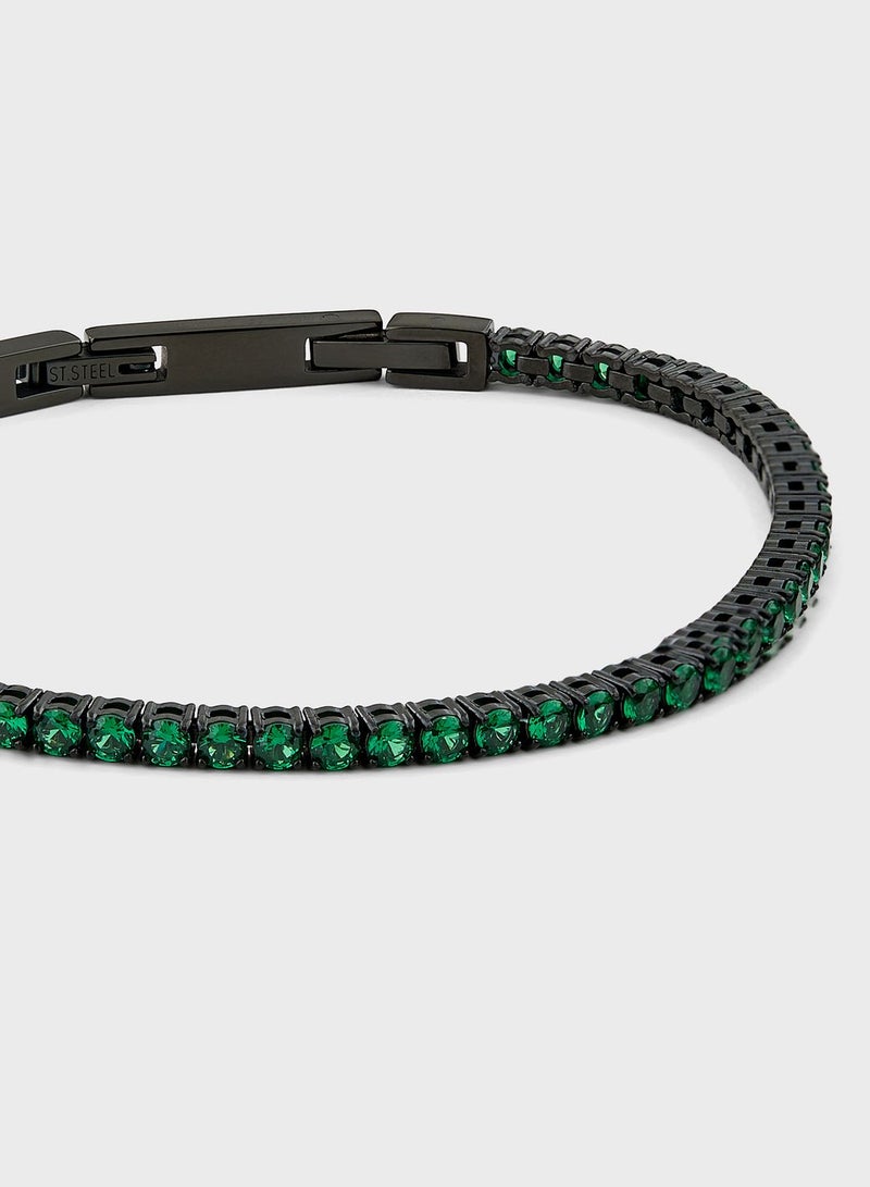 Casual Logo Buckle Bracelet