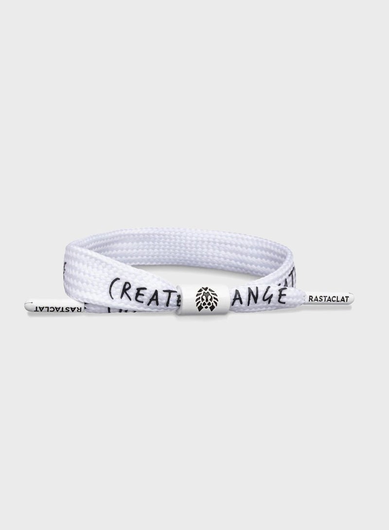 Create Change White Bracelet
