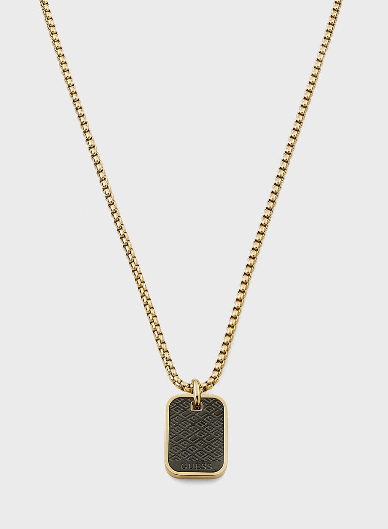 Logo Tag Necklace