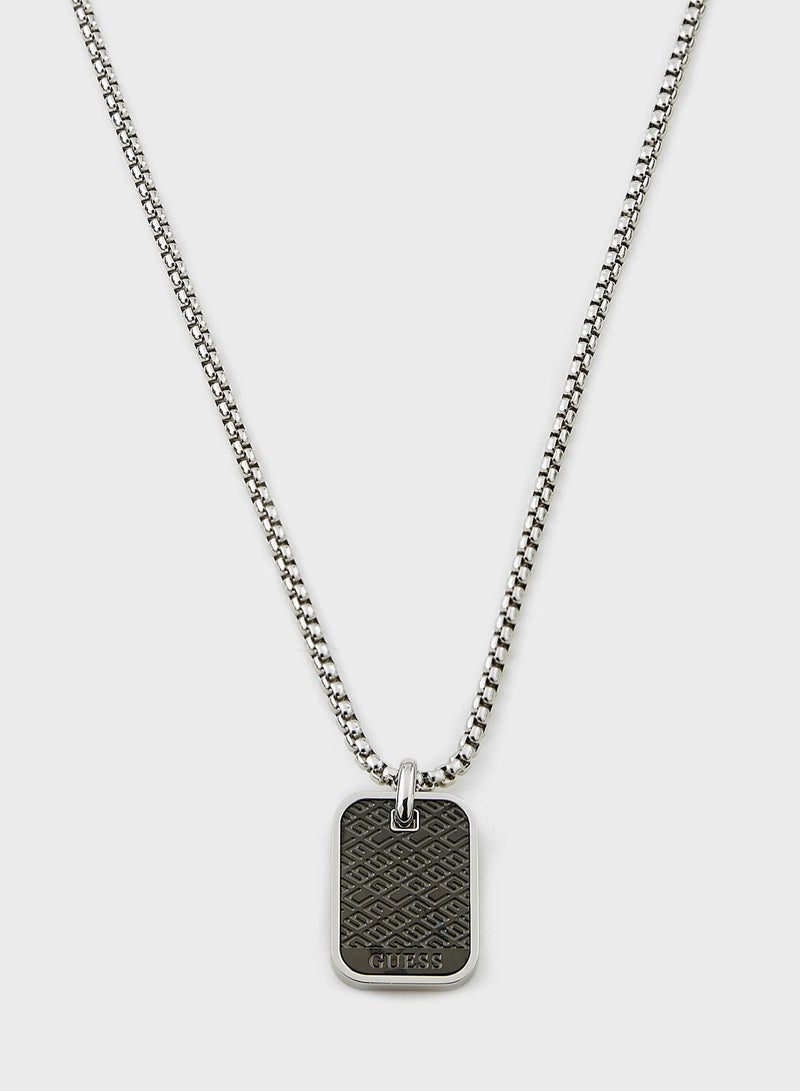 Logo Tag Necklace