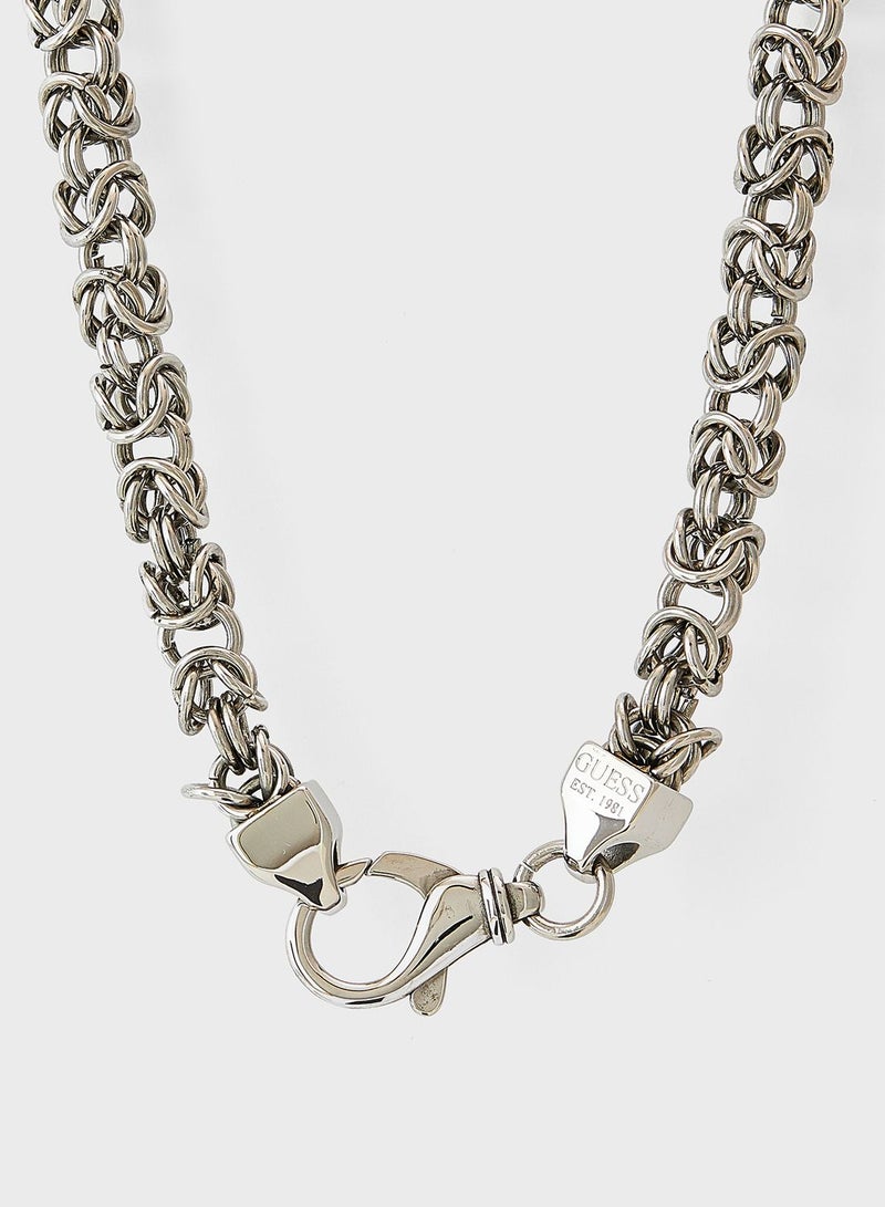 Long Steel Necklace