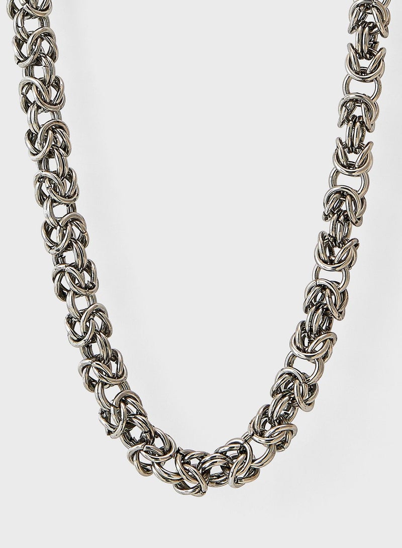 Long Steel Necklace