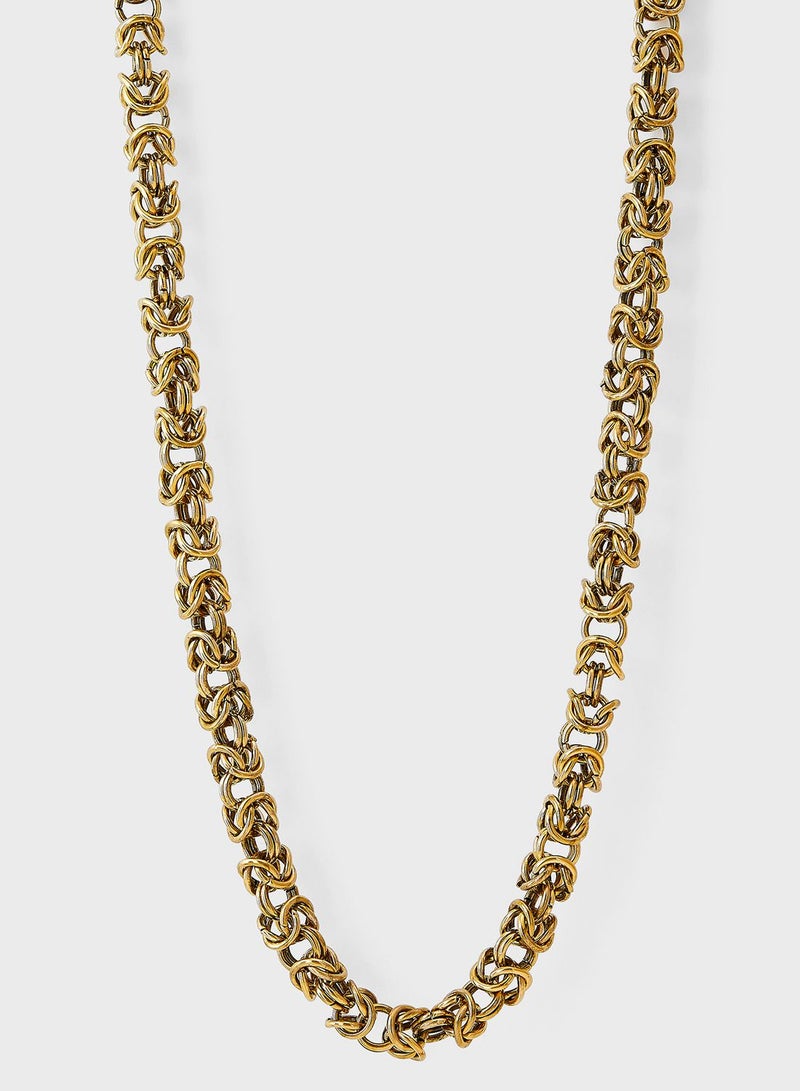 Long Steel Necklace