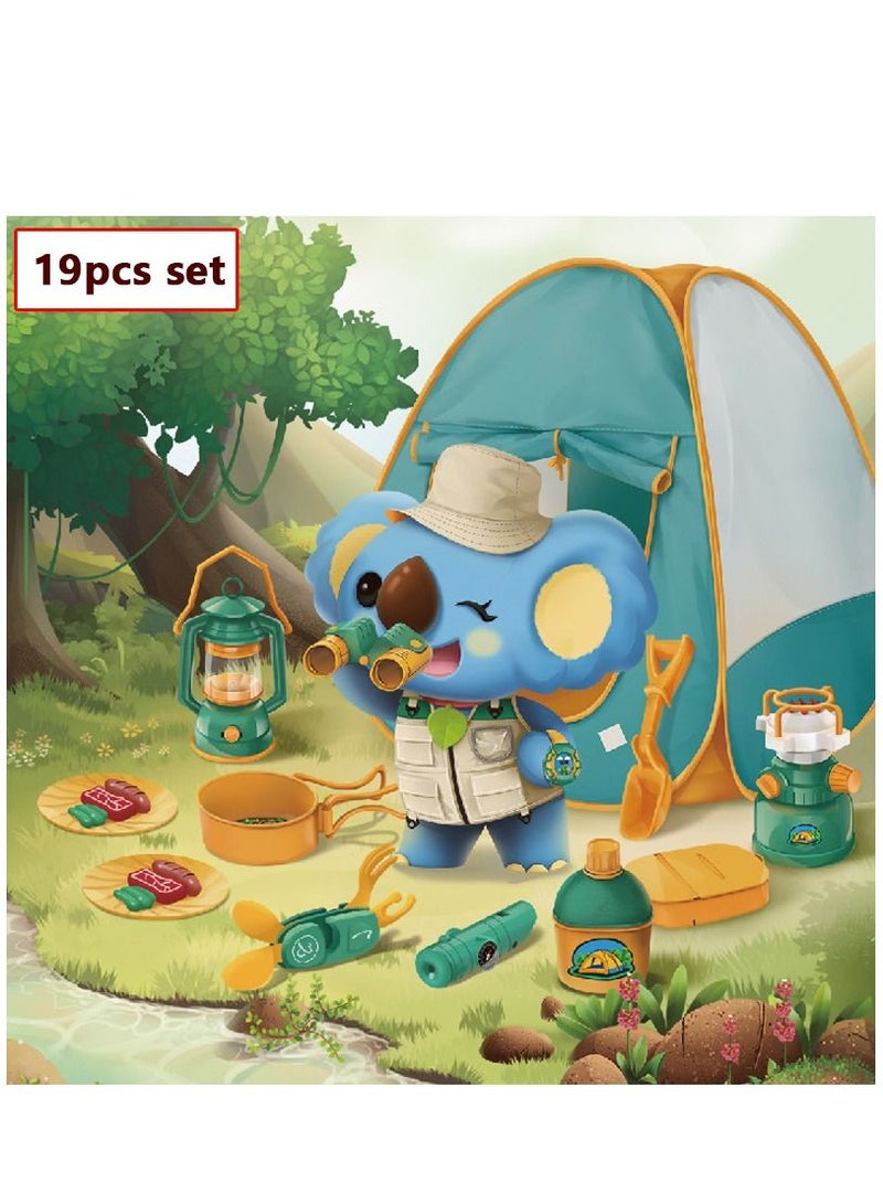 Koala Diary Children's Simulated Camping Outdoor Toy Set