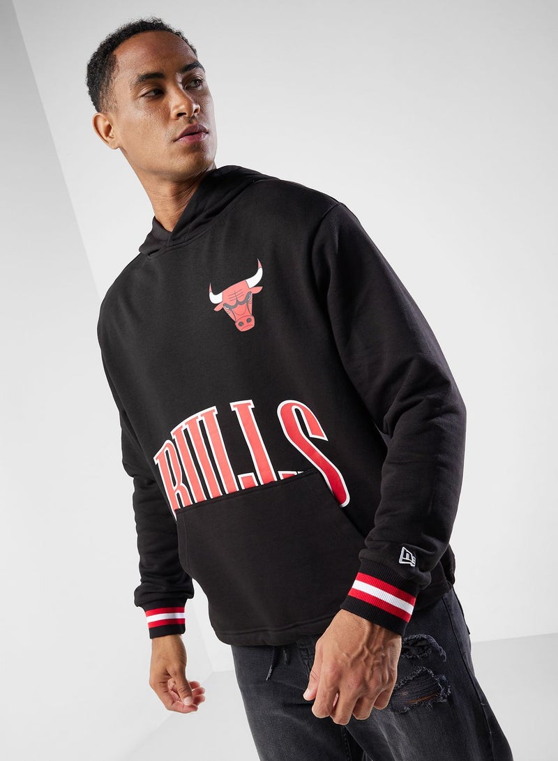 Chicago Bulls Graphic Oversized Hoodie