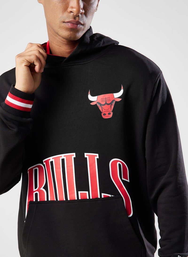 Chicago Bulls Graphic Oversized Hoodie