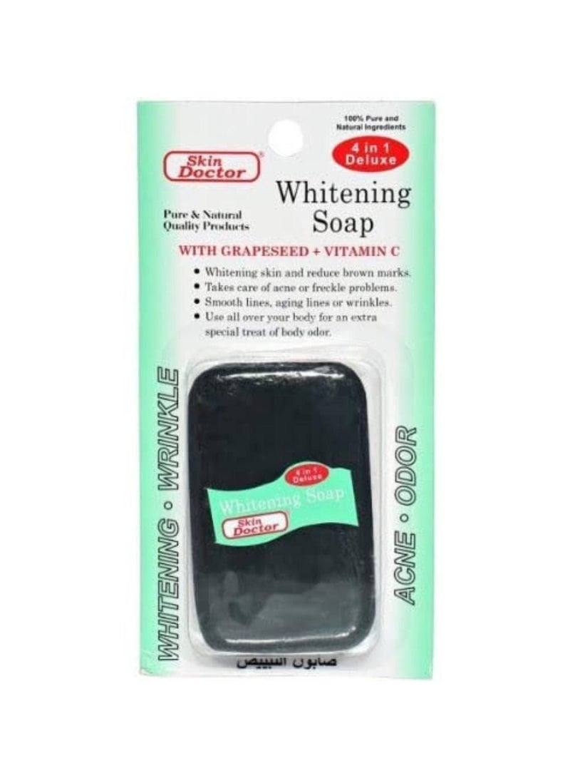 Skin Doctor Whitening Soap 4in1 80gm, Ostrich Eye Cream wrinkle cover 30 gm, Spotless Fairness whitening Cream and argan face cream (set of 4)