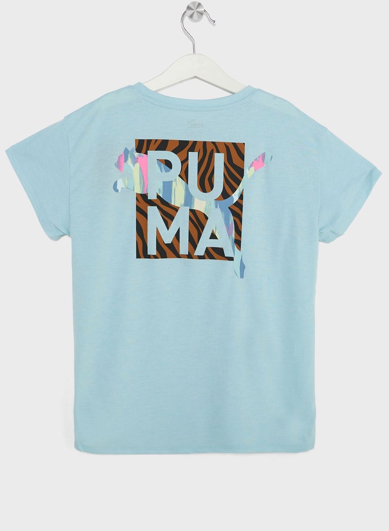 Kids Animal Remix Boyfriend T-Shirt