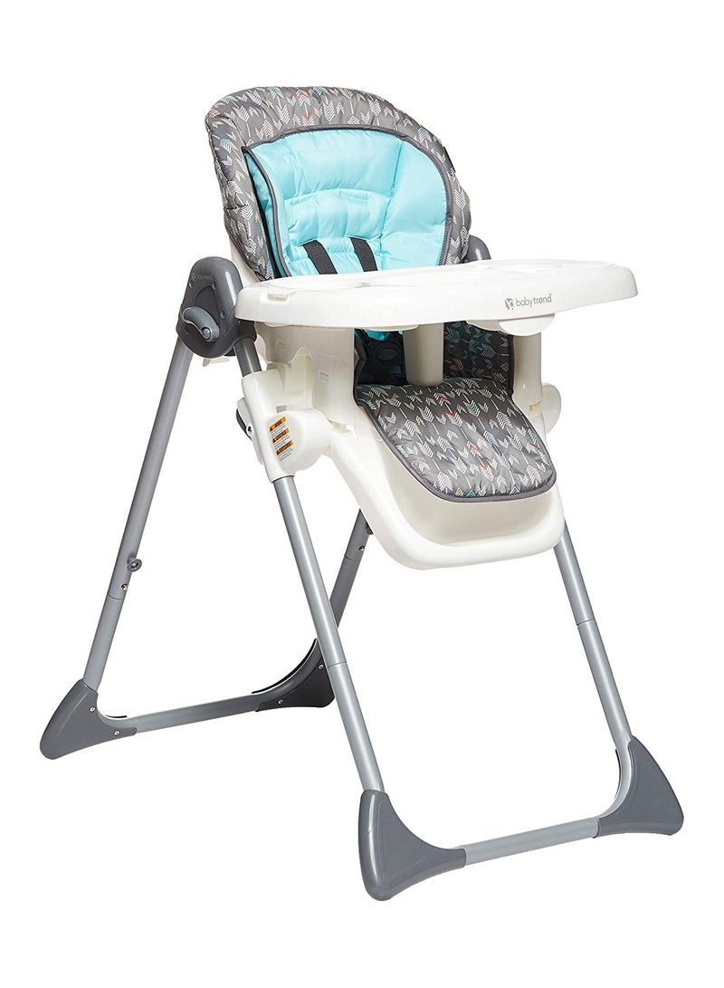 Sit Right High Chair Grey/Blue