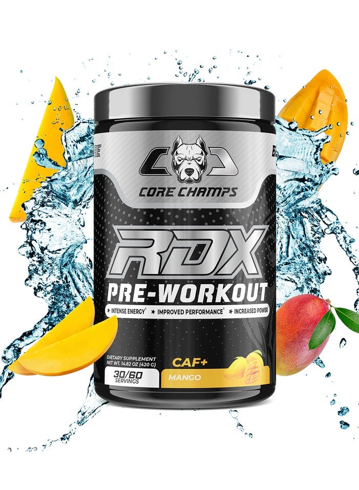 CORE CHAMPS RDX PRE-WORKOUT MANGO 30SV