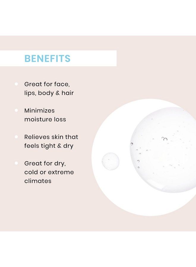 Squalane Oil 100% Pure 2 Oz Lightweight Plantbased Dry Oil Improves Skin Elasticity & Radiance Regulates Oil Production All Skin Types Including Acneprone Skin