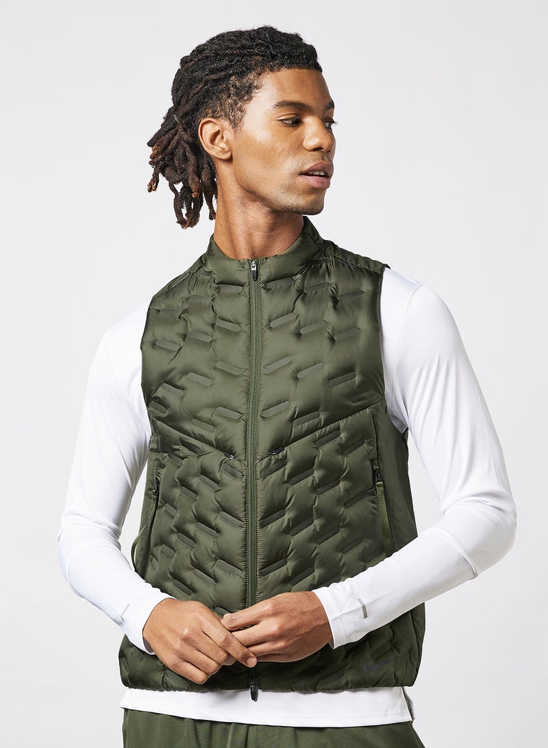 Therma-FIT ADV Running Gilet Army Green