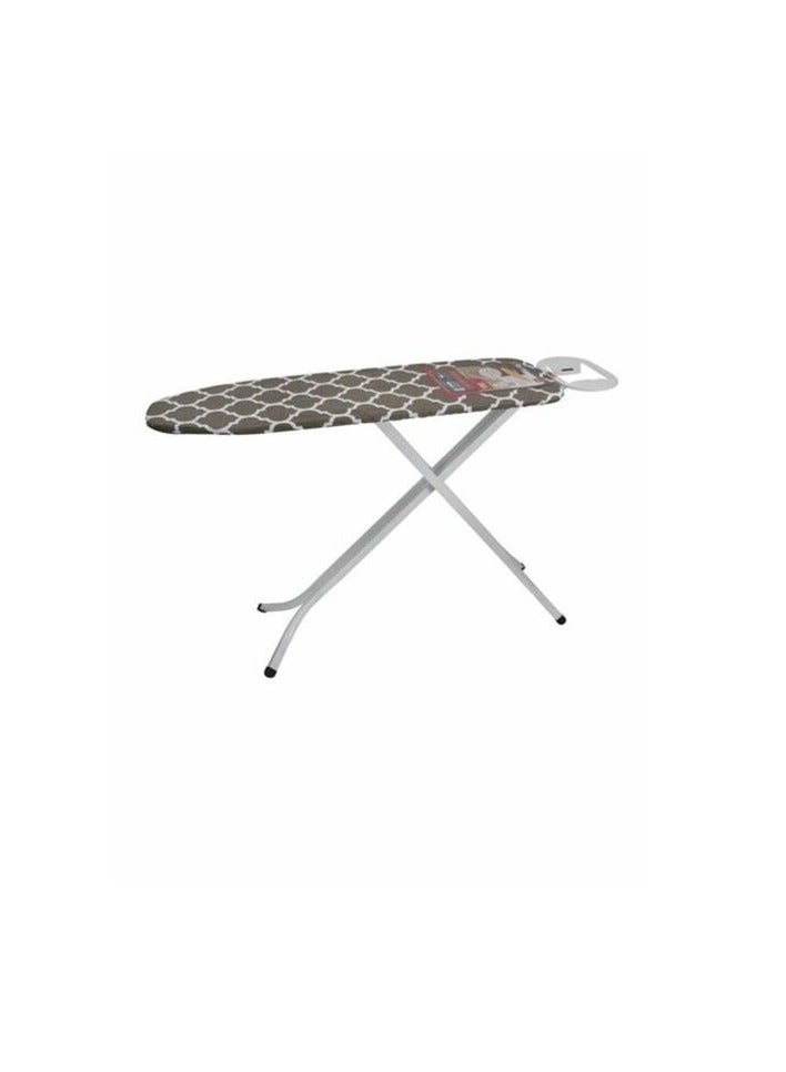 Delcasa Self Standing Foldable Ironing Board White/Grey 38X120Cm