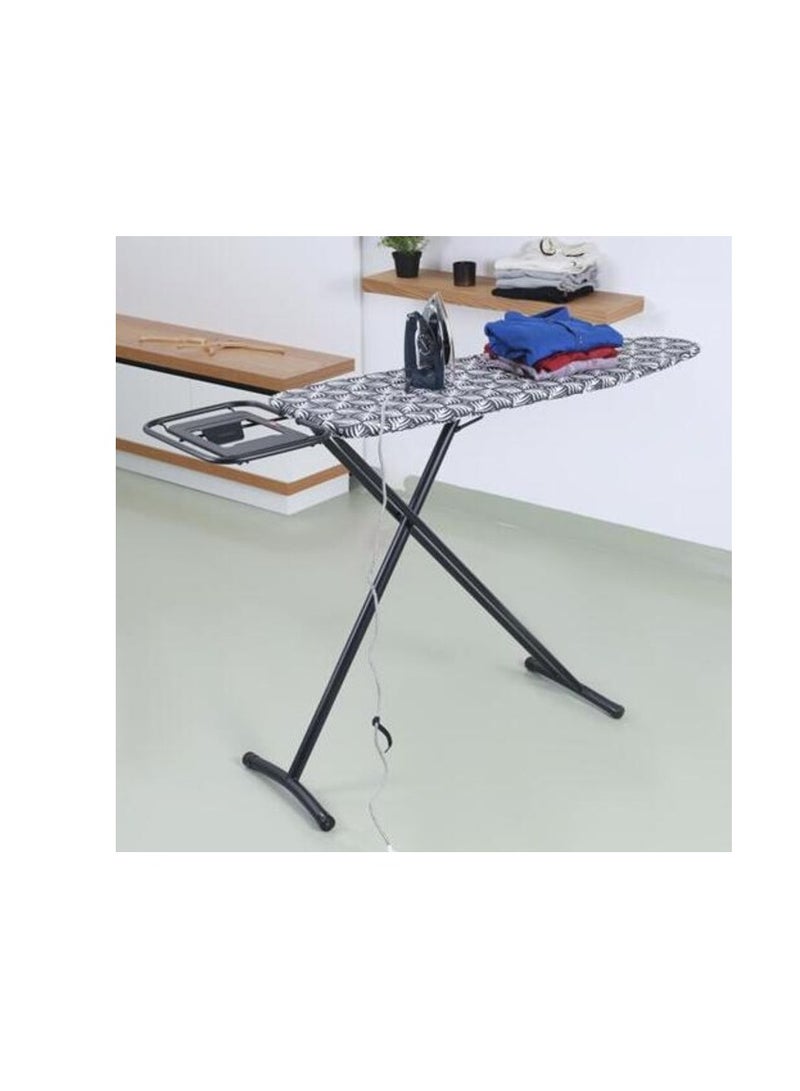 Adjustable Height Vibgyor Ironing Board with Cotton Cover, 8mm Pad, Mesh Steel Frame Iron Board with Cover Pad Home Laundry Room Or Dorm Use
