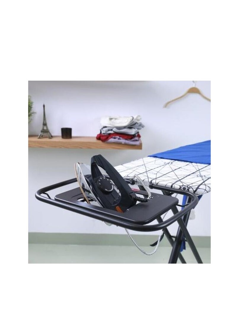 Vibgyor Ironing Board with Cotton Cover, 8mm Pad, Mesh Steel Frame Iron Board with Cover Pad Home Laundry Room Or Dorm Use Adjustable Height