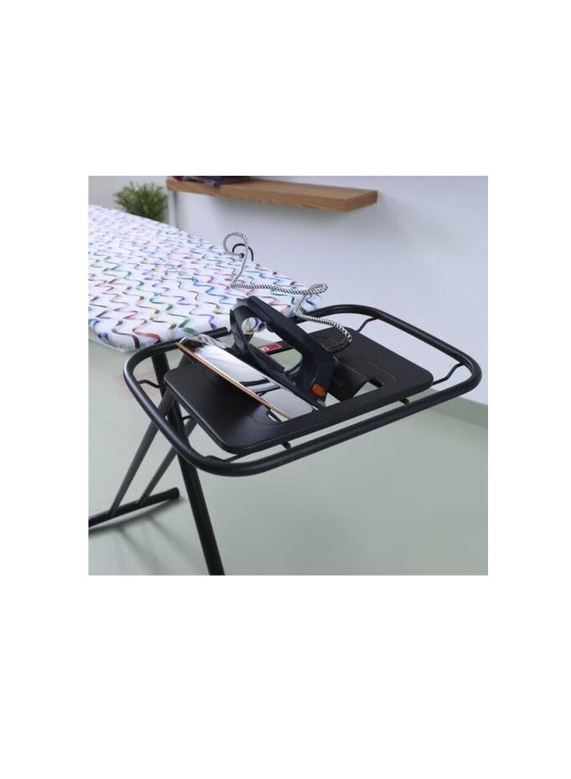 Steel Frame Vibgyor Ironing Board with Cotton Cover, 8mm Pad, Mesh Iron Board with Cover Pad Home Laundry Room Or Dorm Use Adjustable Height