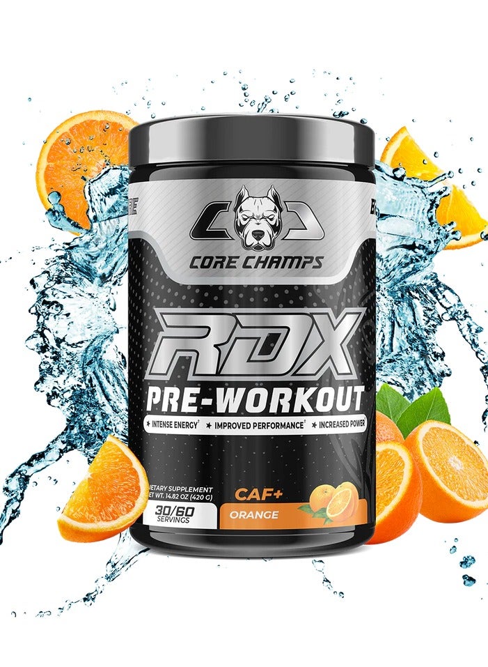 CORE CHAMPS RDX PRE-WORKOUT ORANGE 30SV