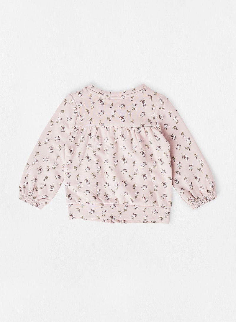 Kids Ditsy Floral Cardigan