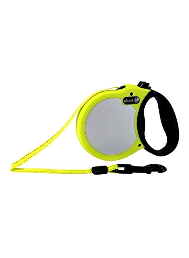 Visibility Retractable Leash Neon Yellow 5meter