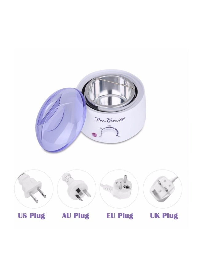 Electric Wax Melting Pot White/Purple