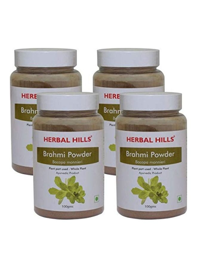 Pack Of 4 Brahmi Powder Beige 400grams