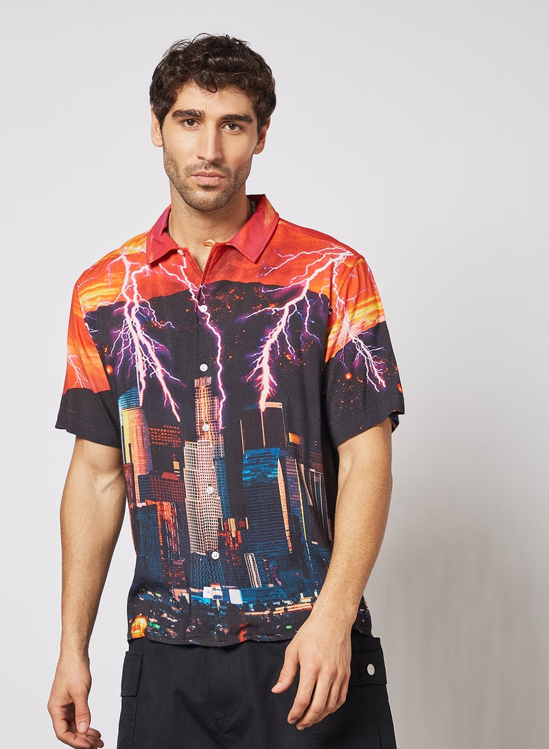 Prisma Graphic Woven Shirt Multicolour