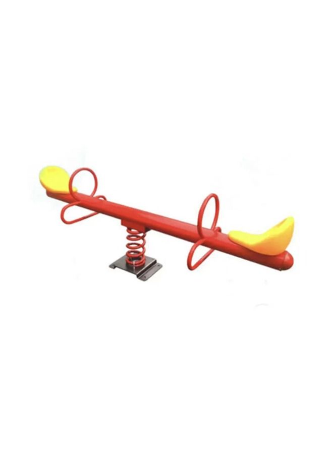 Amusement Park Commercial Children Outdoor Playground Equipment Spring Two Seater Seesaw For Kids