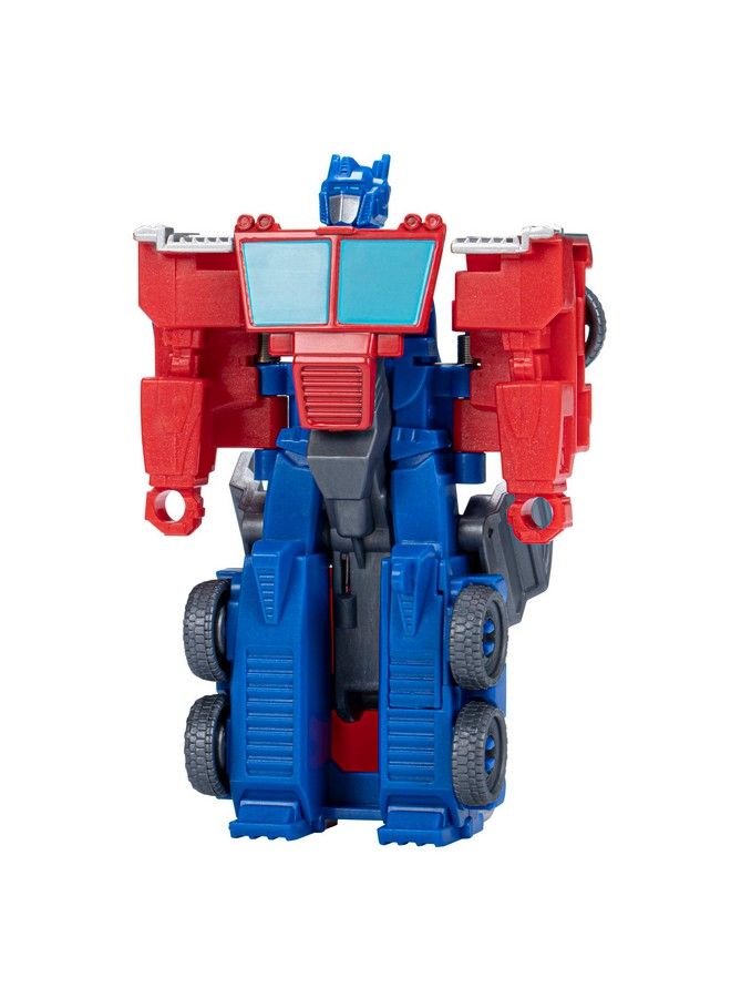 Toys Earthspark 1Step Flip Changer Optimus Prime 4Inch Action Figure Robot Toys For Ages 6 And Up