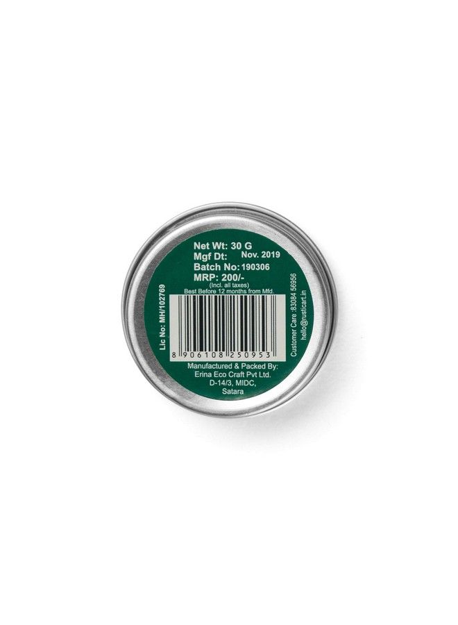 Organic Citrus Mint Foot Care Cream ; Nourishing Moisturizing & Non Greasy ; 30G (1)