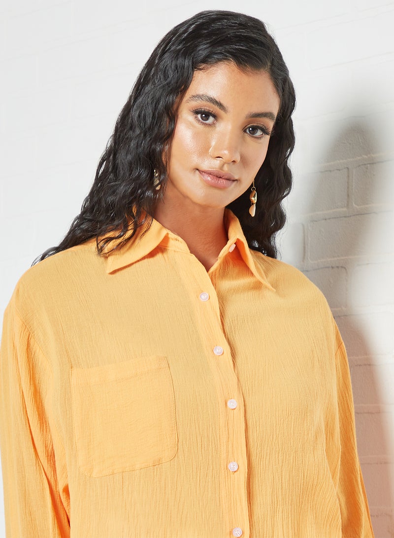 Long Sleeve Shirt Orange