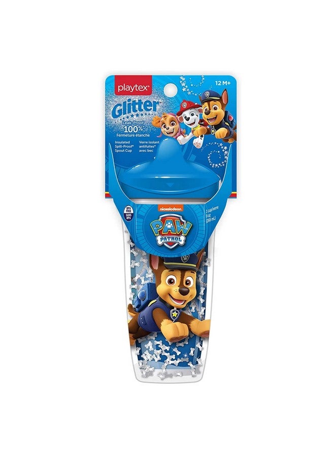 Playtex Sispsters Stage 3 Paw Patrol Glitter Spout Cup Spillproof Leakproof Breakproof 9 Ounce