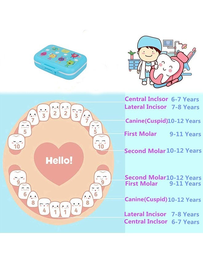 Tooth Box Kids Keepsake Box Organizer Gift for Baby Teeth Kids Deciduous Teeth Collection Save Children Teeth to Keep The Childhood Memory