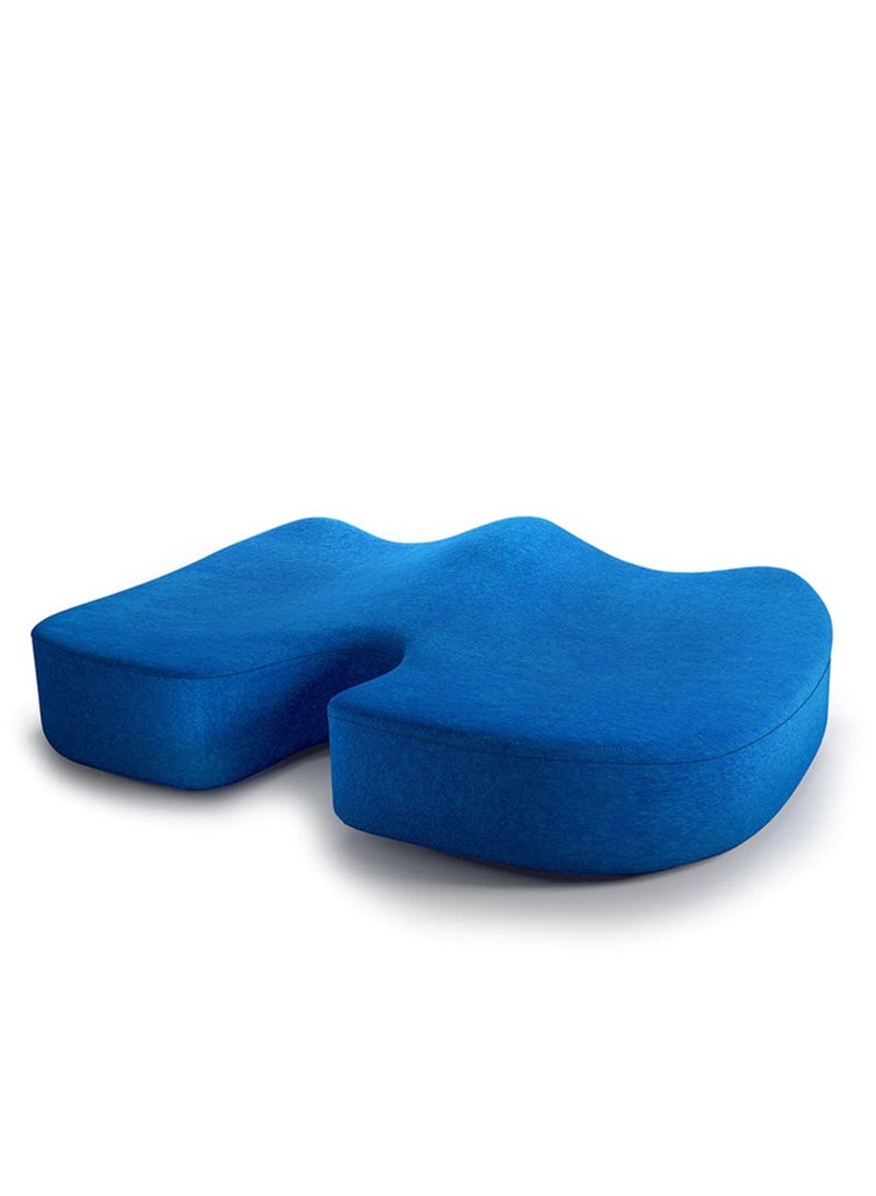 Master MoltyFoam Coccyx Cushion Standard Size Eliminates Pressure from Back Best for Sitting or Driving Cushion for Desk Chair Enhances Posture Support