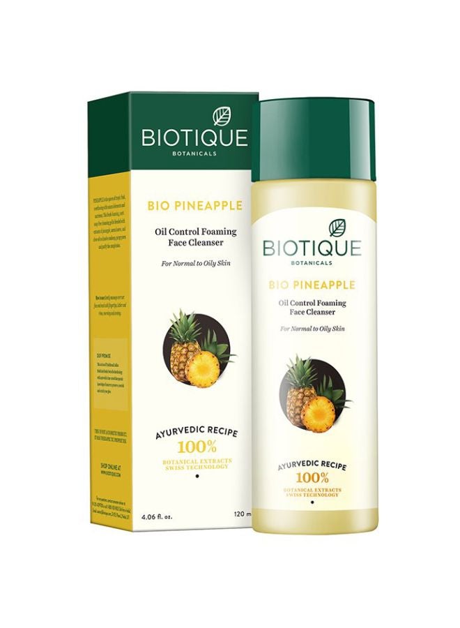 Bio Pineapple Oil Control Foaming Face Cleanser 120ml