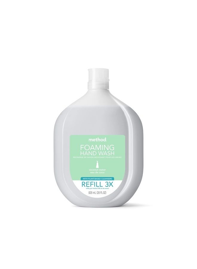 Foaming Hand Soap, Refill, Coconut Water, 28 Ounce, 1 pack