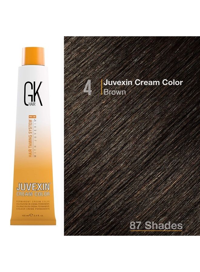 Global Keratin Professional Hair Color Cream Tube (3.4 Fl Oz/100ml) Nourishing & Cleansing Colors for Styling High Performance Long Lasting Semi Permanent Natural Toner Dye