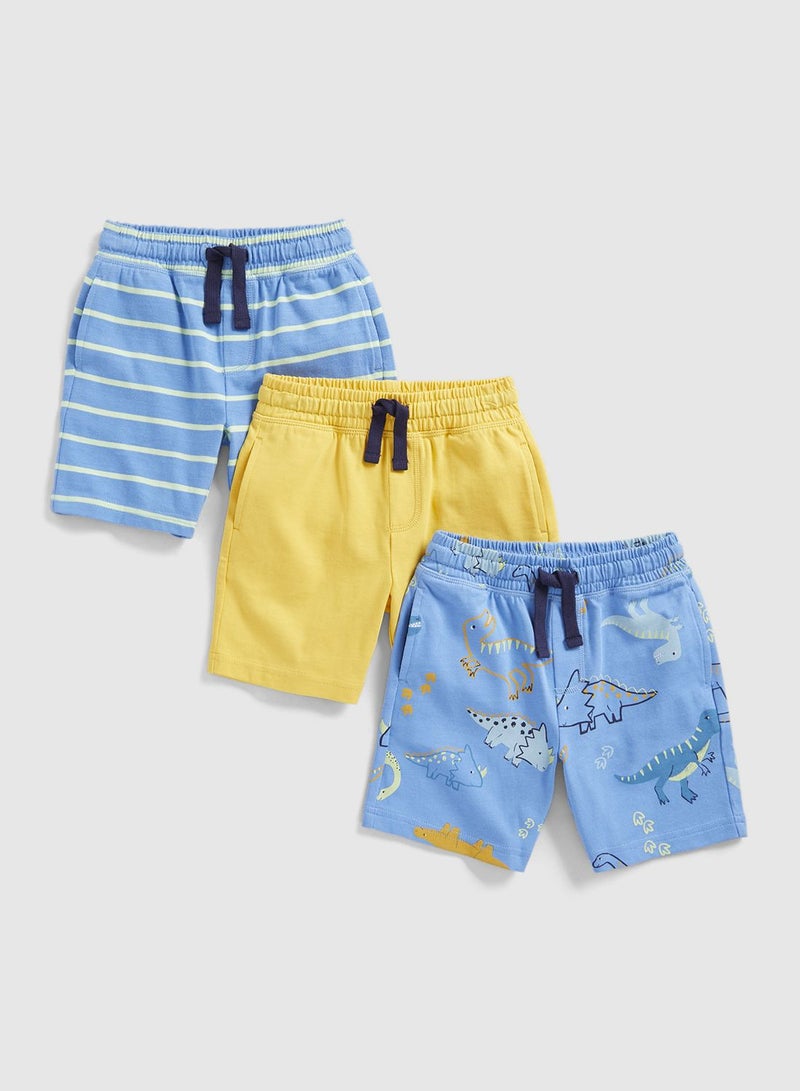 Kids 3 Pack Assorted  Shorts