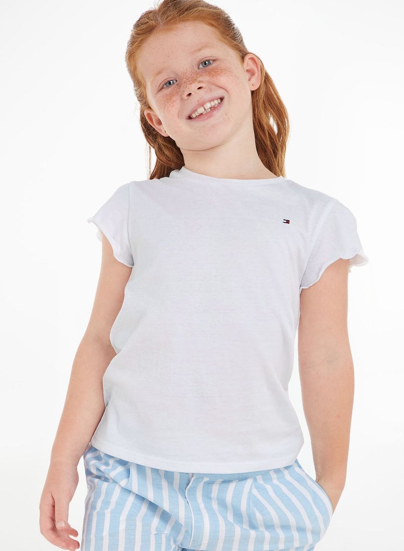 Youth Essential Ruffle Top