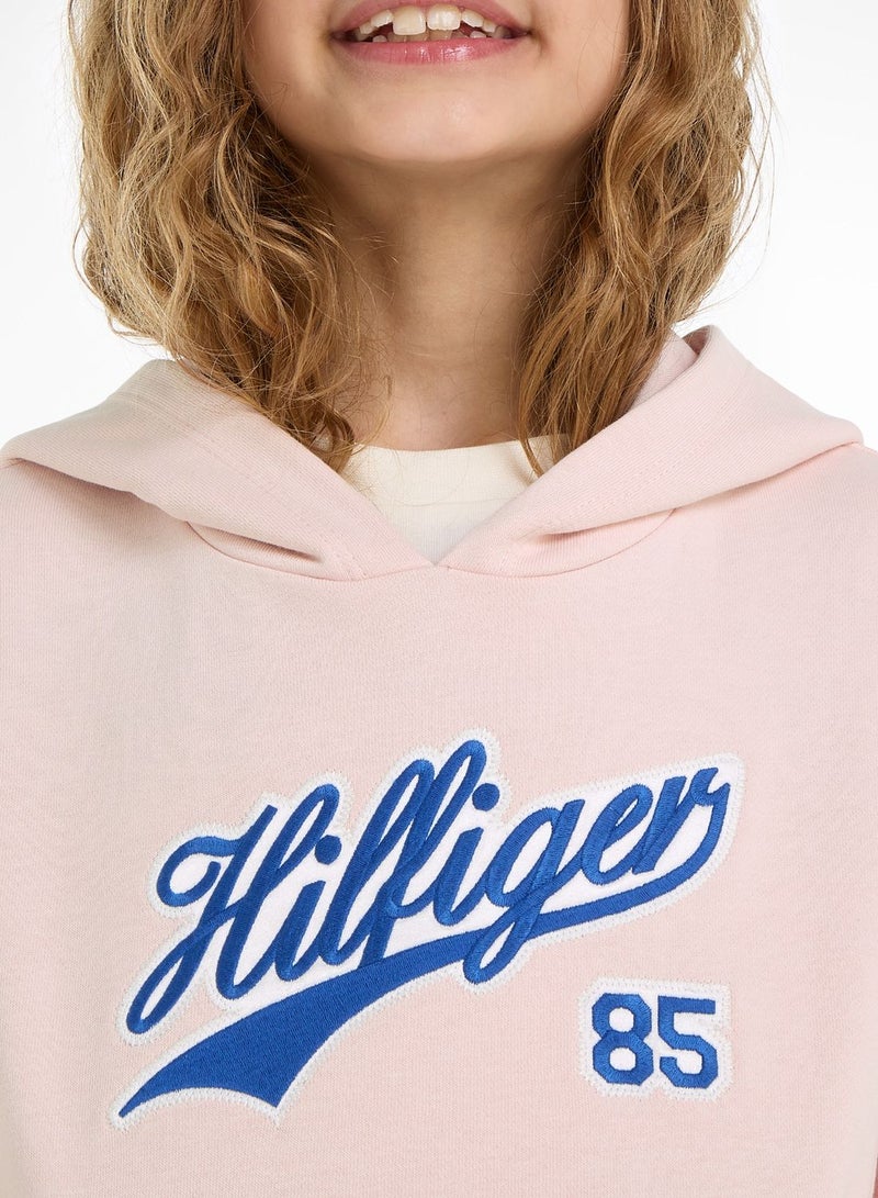 Kids Text Script Hoodie