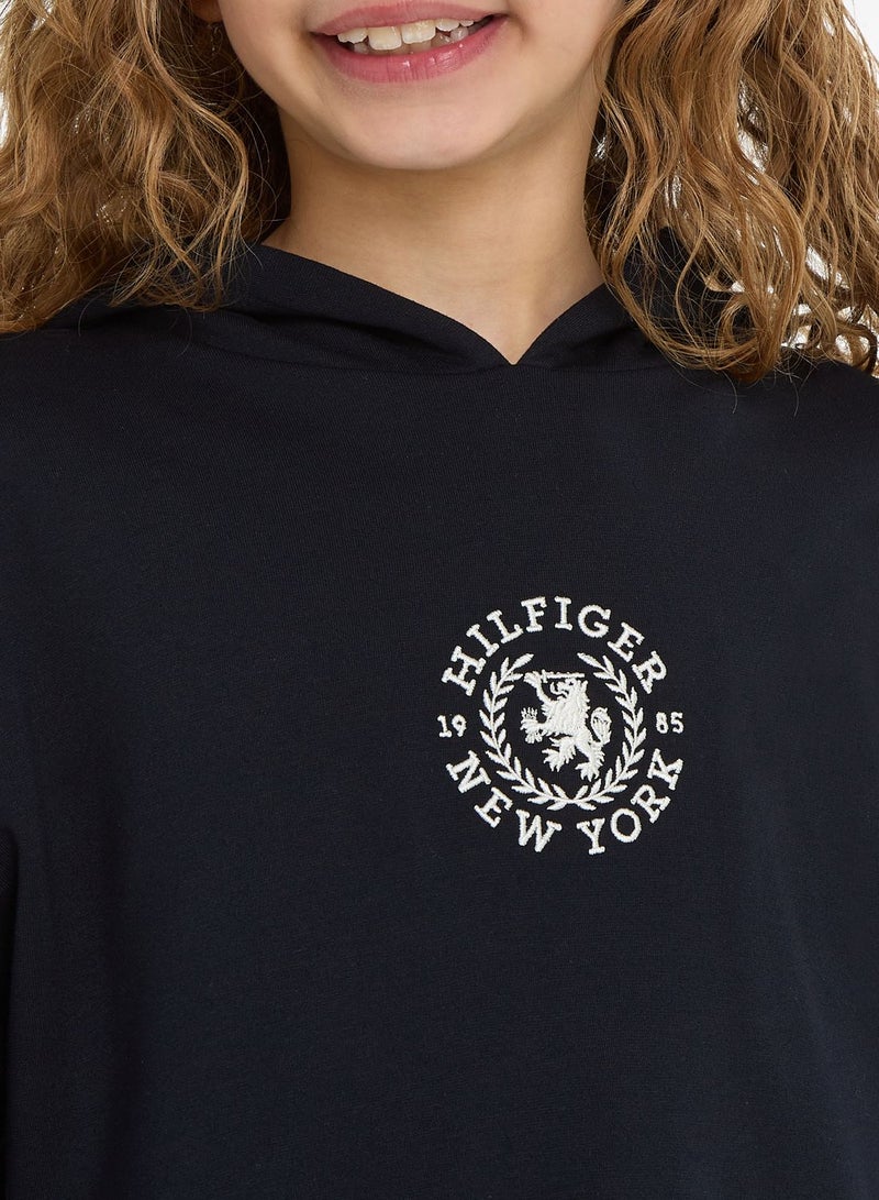 Youth Crest Logo Hoodie