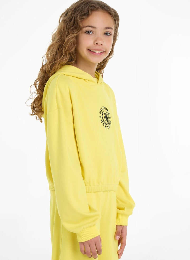 Youth Crest Logo Hoodie
