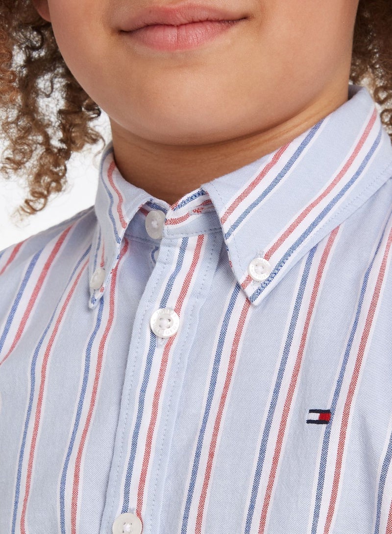 Kids Stripe Flex Ithaca Shirt