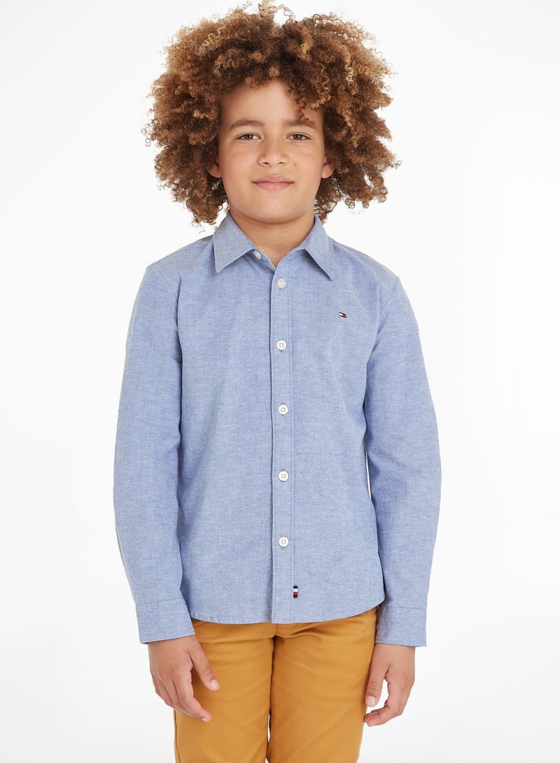 Youth Oxford Slim Fit Shirt