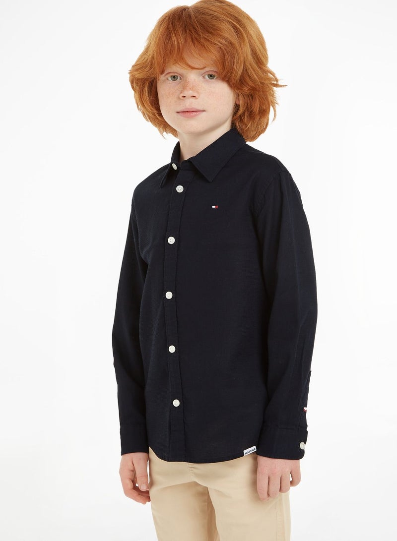 Kids Essential Slim Fit Shirt