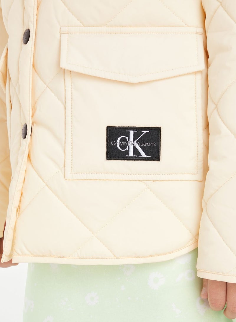 Kids Logo Quilted Jacket